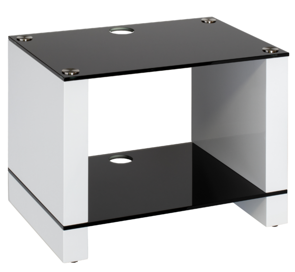 Rack-uri HiFi  Blok, Blok Stax 450 X, sticla neagra, avstore.ro