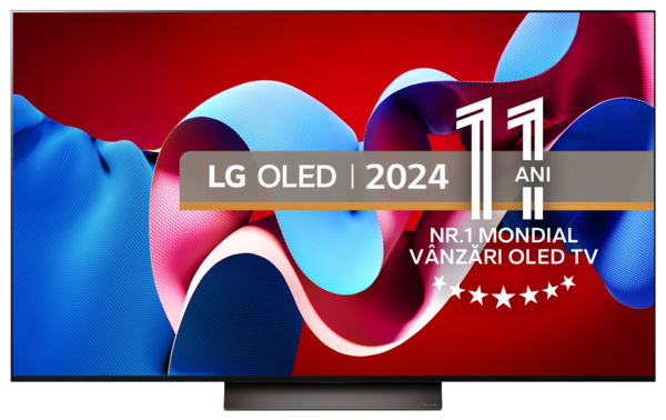 TVs  LG, Screen Size: 55'' (140cm) - 60'' (152cm), Resolution: 4K UltraHD, TV LG OLED55C41LA, avstore.ro