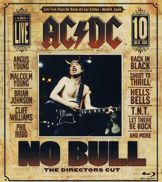 DVD & Bluray  Sony Music, Gen: Rock, BLURAY Sony Music AC/DC - No Bull, avstore.ro