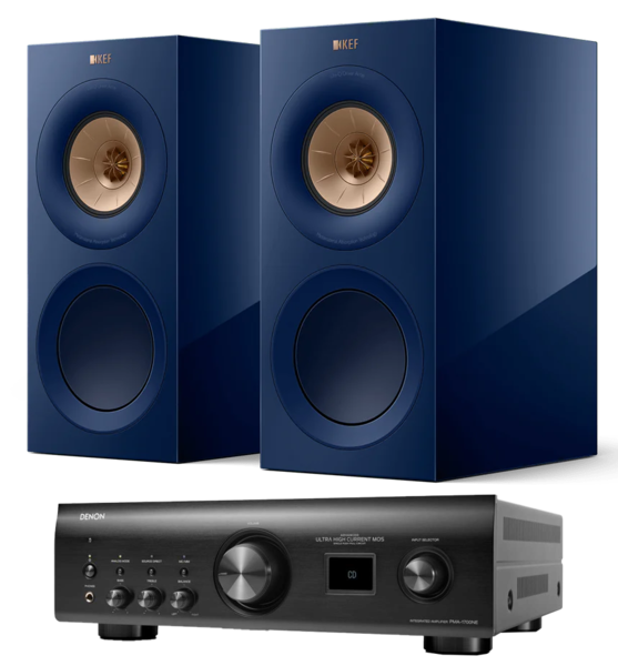 Pachete PROMO STEREO  KEF, Pachet PROMO KEF R3 Meta + Denon PMA-1700NE, avstore.ro