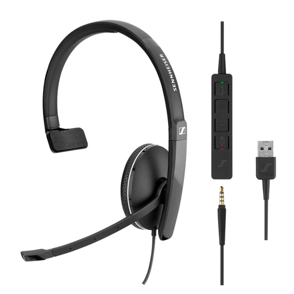 Casti  Contact cu urechea: On Ear (supra-aurale), Casti EPOS | SENNHEISER ADAPT SC 135 USB, avstore.ro