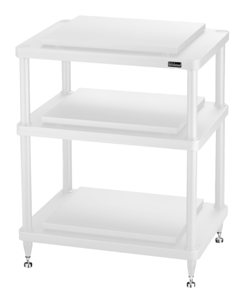 Rack-uri HiFi, Solidsteel S5 Series Advanced Hi-Fi Audio Rack White, avstore.ro