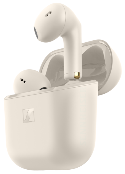 Casti  Sennheiser, Stare produs: Resigilat, Casti Sennheiser Accentum Open TW Cream Resigilat, avstore.ro