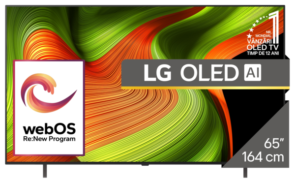 Promotii TVs LG, Resolution: 4K UltraHD, HDR (high dynamic range): Yes,  LG - OLED65B53LA, avstore.ro