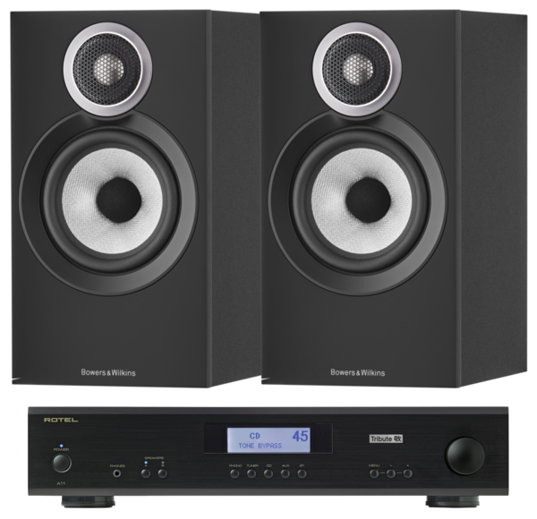 Pachete PROMO STEREO  Bowers & Wilkins, Pachet PROMO Bowers & Wilkins 607 S3 + Rotel A-11 Tribute, avstore.ro