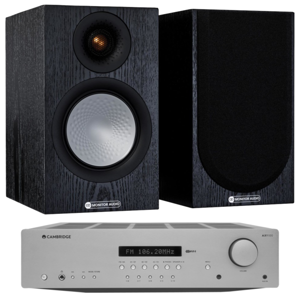 Pachete PROMO STEREO  Monitor Audio, Pachet PROMO Monitor Audio Silver 50 (7G) + Cambridge Audio AXR100, avstore.ro