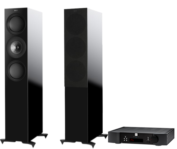 Pachete PROMO STEREO, Pachet PROMO KEF R7 + MOON by Simaudio 340i X, avstore.ro