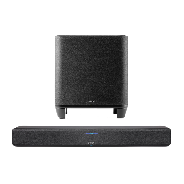 Promotii Home Cinema Denon, Denon Surround Set cu Soundbar Home 550 (1 x Home Soundbar 550 + 1 x Home Sub) Black, avstore.ro