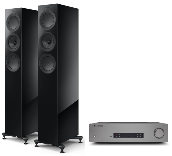 Pachete PROMO STEREO  KEF, Pachet PROMO KEF R5 Meta + Cambridge Audio CXA81 MK II, avstore.ro