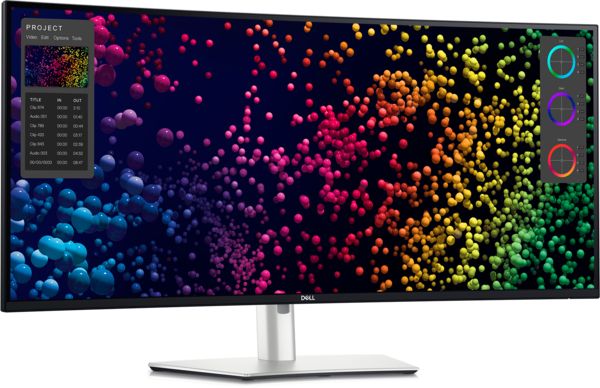 Monitoare  Dell, Monitor Dell U4025QW, UltraSharp 40 Curved, 39.7