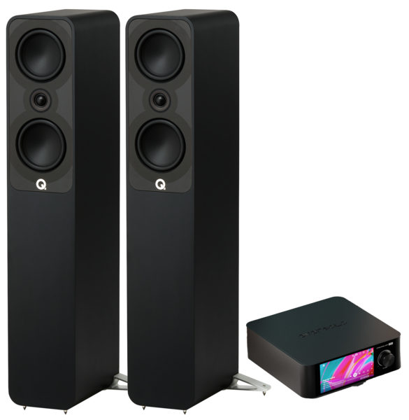 Pachete PROMO STEREO  Q Acoustics, Pachet PROMO Q Acoustics 5040 + Eversolo Play, avstore.ro