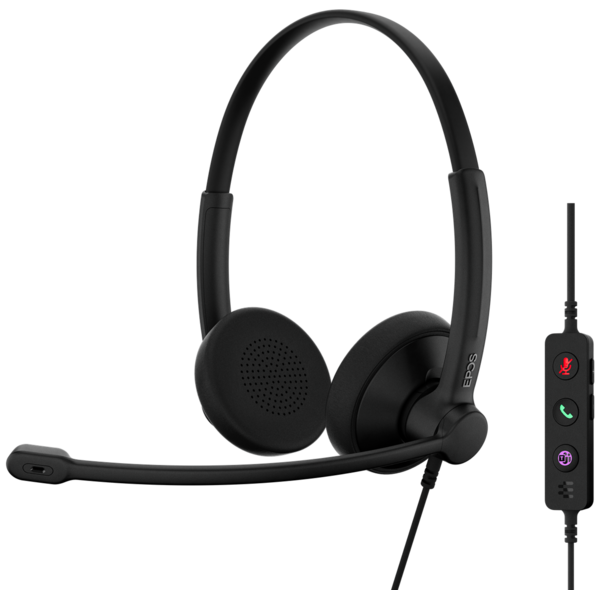 Casti  EPOS, Contact cu urechea: On Ear (supra-aurale), Casti EPOS IMPACT 100 MS Stereo USB-C+A, avstore.ro
