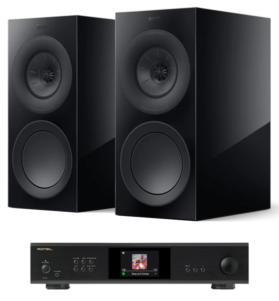 Pachete PROMO STEREO, Pachet PROMO KEF R3 Meta + Rotel S-14, avstore.ro