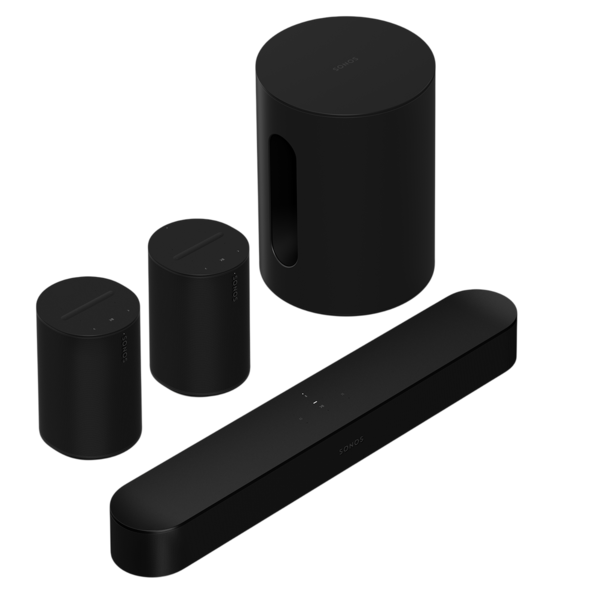 Home Cinema,  Sistem Home Cinema Sonos Beam (Gen 2) + 2 x Era 100 SL + Sub Mini, Dolby Atmos, WiFi, avstore.ro