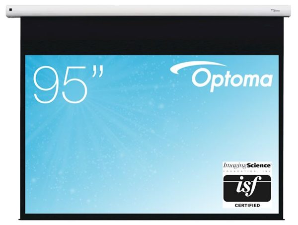 Ecrane de proiectie la AVstore.ro, Ecran proiectie Optoma Ecran electric, 16:10, panza Matte White, telecomanda, avstore.ro