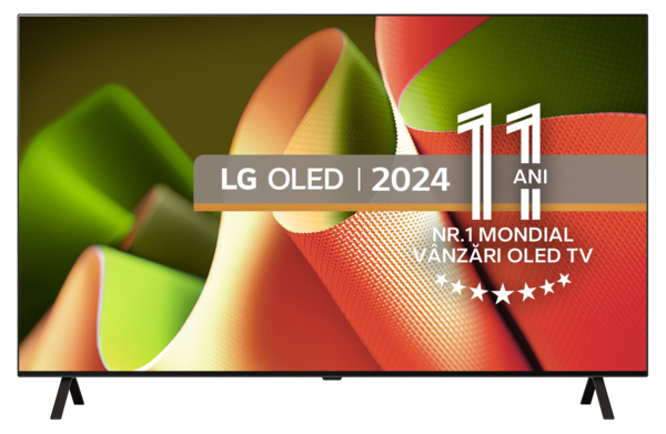 Televizoare  LG, cu HDR (high dynamic range), Generatie (an de lansare): 2024, TV LG OLED55B43LA, avstore.ro