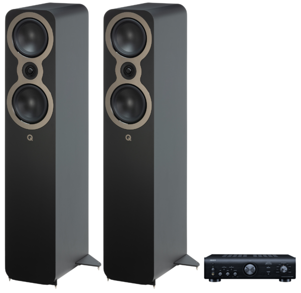 Pachete PROMO STEREO, Pachet PROMO Q Acoustics 3050C + Denon PMA-600NE, avstore.ro