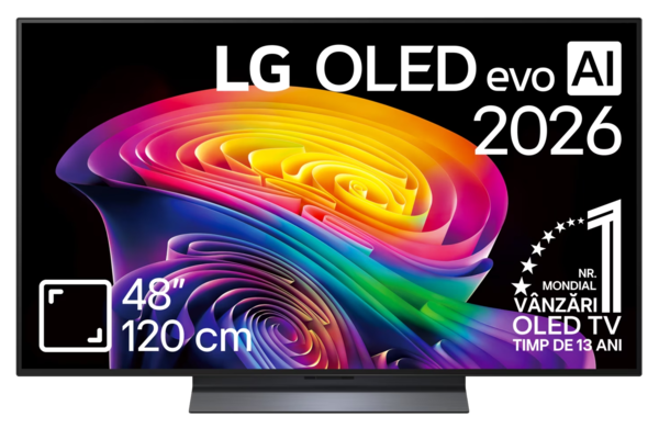 Televizoare  Tehnologie: OLED, Generatie (an de lansare): 2026, TV LG OLED48C62LA, avstore.ro