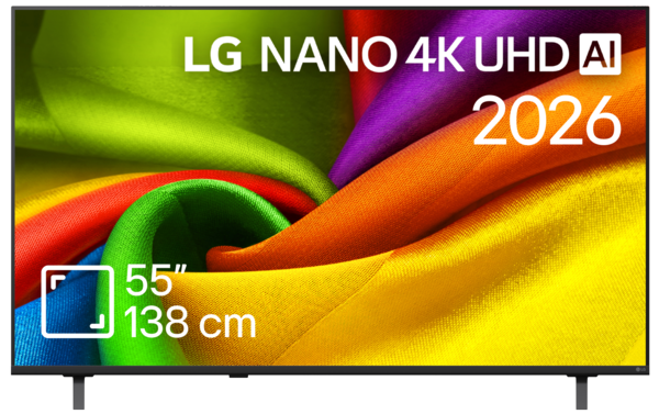 Televizoare  Tehnologie: LED, Diagonala: 55'' (140cm) - 60'' (152cm), TV LG 55NU8E0B3LA, avstore.ro