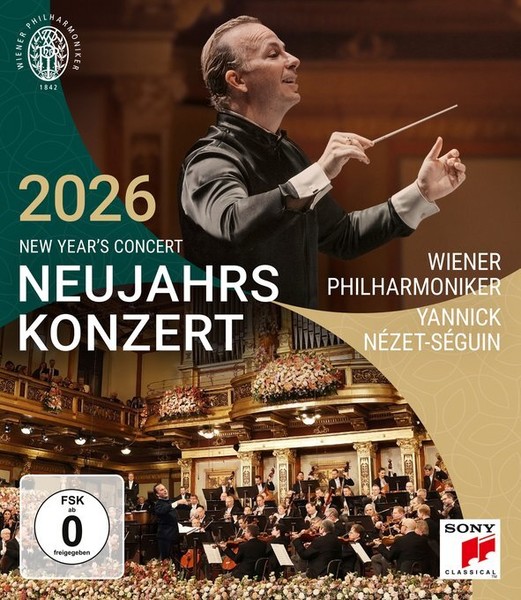 DVD & Bluray  SONY MUSIC, BLURAY SONY MUSIC Yannick Nezet-Seguin, Wiener Philharmoniker - New Year's Concert, Neujahrskonzert 2026, avstore.ro