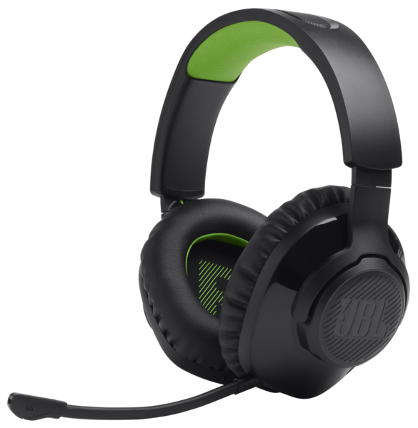 Casti  JBL, Contact cu urechea: Over Ear (circum-aurale), Conectare sursa: Wireless, Casti PC/Gaming JBL Quantum 360X Negru/Verde, avstore.ro