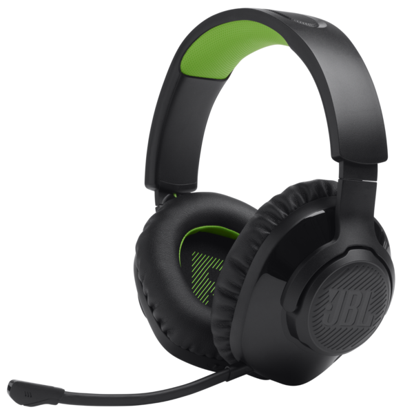 Casti  Conectare sursa: Wireless, Mod constructie: Casti inchise, Casti PC/Gaming JBL Quantum 360X Negru/Verde, avstore.ro