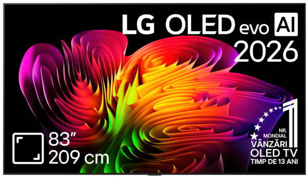 Televizoare  LG, Generatie (an de lansare): 2026, TV LG OLED83W69LA, avstore.ro