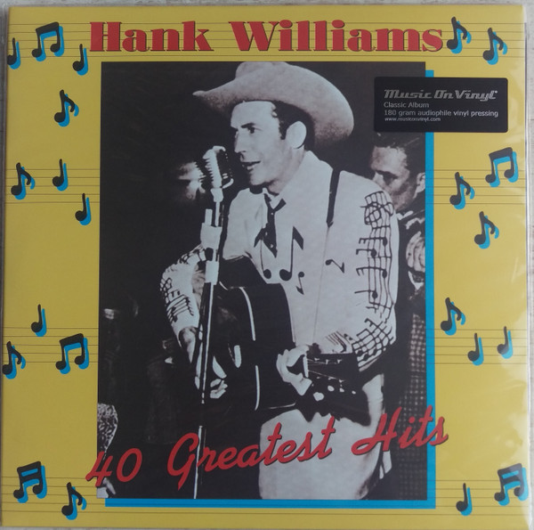 Viniluri  Greutate: 180g, VINIL MOV Hank Williams - 40 Greatest Hits, avstore.ro