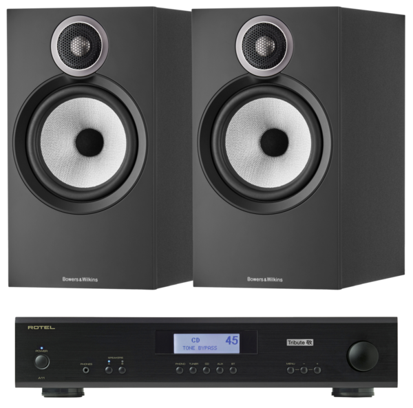 Pachete PROMO STEREO  Bowers & Wilkins, Pachet PROMO Bowers & Wilkins 606 S3 + Rotel A-11 Tribute, avstore.ro