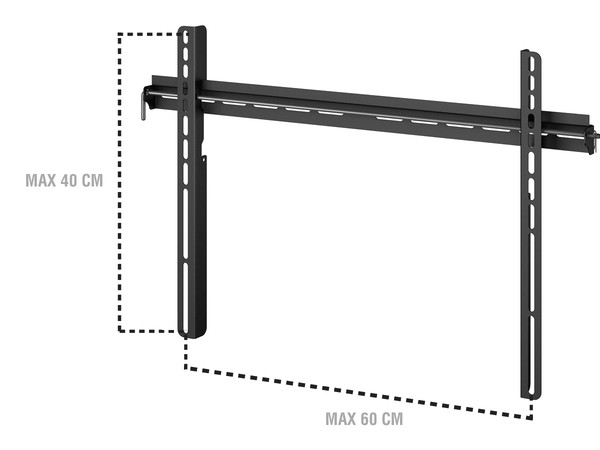 Suport TV  VESA orizontal (mm): 300mm, VESA vertical (mm): 400mm, Suport TV Sonorous Surefix 152 FIX Basic, avstore.ro