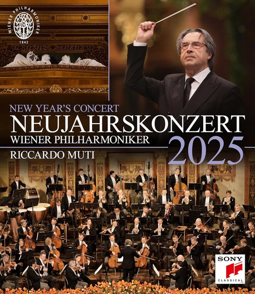 DVD & Bluray  SONY MUSIC, BLURAY SONY MUSIC Riccardo Muti, Wiener Philharmoniker - New Year's Concert, Neujahrskonzert 2025, avstore.ro