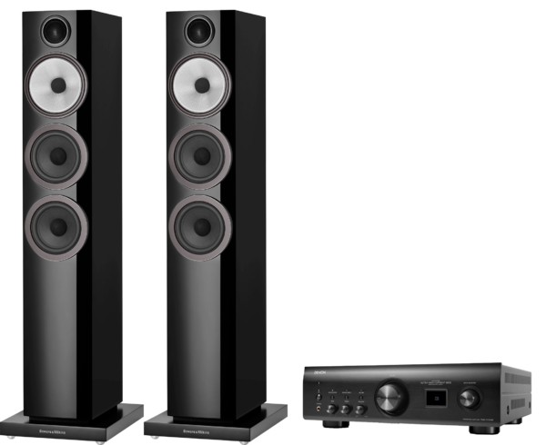 Pachete PROMO STEREO  Bowers & Wilkins, Pachet PROMO Bowers & Wilkins 704 S3 + Denon PMA-1700NE, avstore.ro