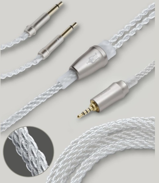 Accesorii CASTI  Meze, Tip accesoriu: Cabluri audio, Meze Cablu balansat 2.5mm TRRS cupru argintat 99 Classic, avstore.ro