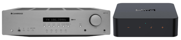 Amplificatoare integrate  Cambridge Audio, Amplificator Cambridge Audio AXR100 + Wiim Pro Plus, avstore.ro