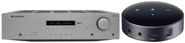 Amplificatoare integrate  Cambridge Audio, Amplificator Cambridge Audio AXR100 + Wiim Mini, avstore.ro