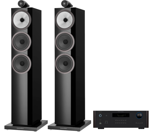 Pachete PROMO STEREO  Bowers & Wilkins, Pachet PROMO Bowers & Wilkins 703 S3 + Rotel RA-1572 MK II, avstore.ro