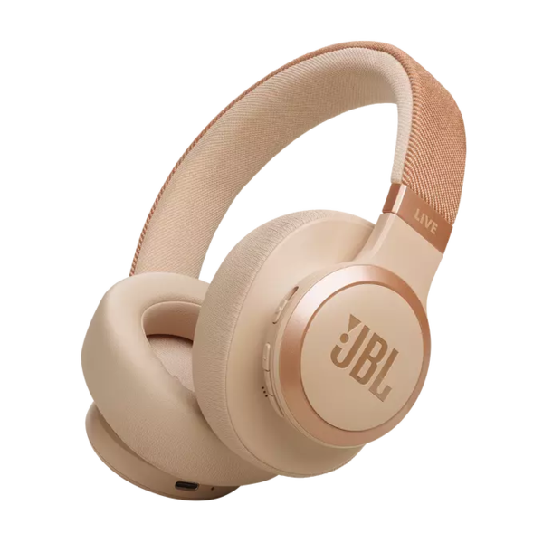 Casti Bluetooth & Wireless  JBL, Format casti Wireless: over ear, cu True Wireless, Casti JBL Live 770NC Sand Resigilat, avstore.ro