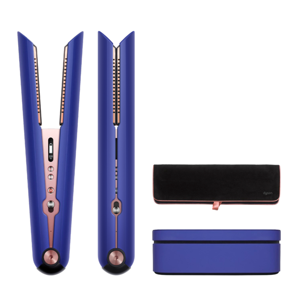 Ingrijirea parului, Uscator Dyson GIFT EDITION Placa de par fara fir Dyson Corrale HS07, Vinca Blue/Rose + Cutie depozitare Resigilat, avstore.ro