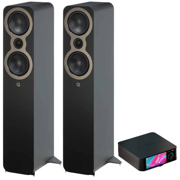 Pachete PROMO STEREO  Q Acoustics, Pachet PROMO Q Acoustics 3050C + Eversolo Play, avstore.ro