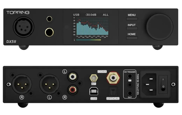 DAC-uri, DAC Topping DX5 II Negru, avstore.ro