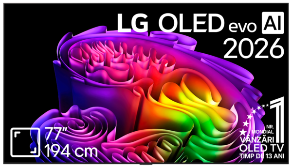 Televizoare  LG, Generatie (an de lansare): 2026, TV LG OLED77G62LW, avstore.ro