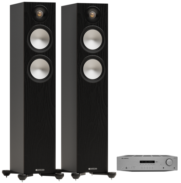 Pachete PROMO STEREO, Pachet PROMO Monitor Audio Bronze 300 7G + Cambridge Audio AXR100, avstore.ro
