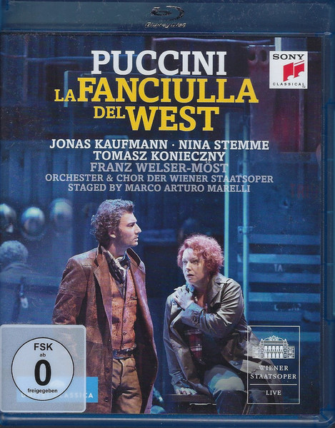 DVD & Bluray BLURAY Universal Records Puccini:  La Fanciulla Del West ( Kaufmann, Welzer-Most ) BLURAY Universal Records Puccini:  La Fanciulla Del West ( Kaufmann, Welzer-Most ) 