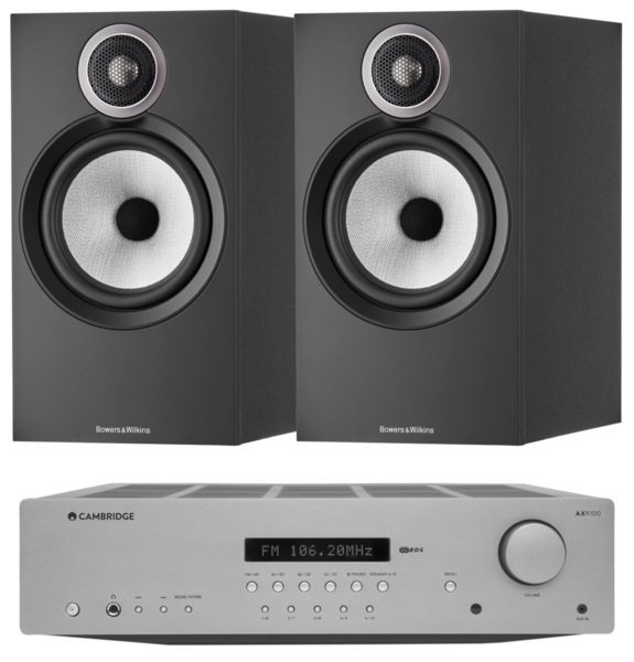 Pachete PROMO STEREO, Pachet PROMO Bowers & Wilkins 606 S3 + Cambridge Audio AXR100, avstore.ro