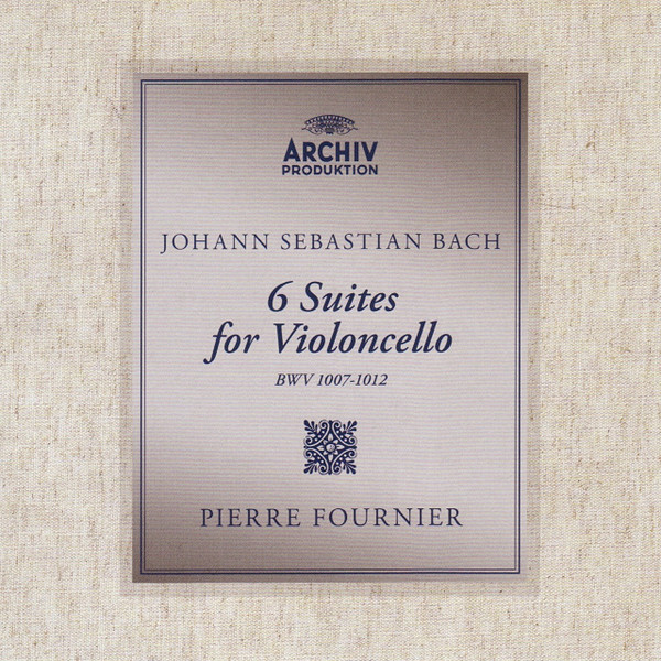Muzica CD  Gen: Clasica, CD Archiv Produktion Bach - 6 Suits For Violoncello Solo (BWV 1007-1012) ( Fournier ) CD + BluRay Audio, avstore.ro