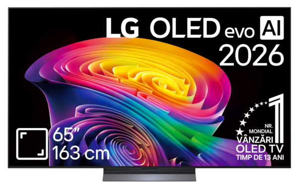 Televizoare  Tehnologie: OLED, Generatie (an de lansare): 2026, TV LG OLED65C62LA, avstore.ro
