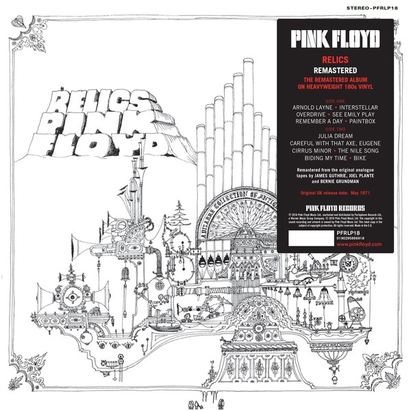 Muzica  WARNER MUSIC, VINIL WARNER MUSIC Pink Floyd - Relics LP (Remastered 180g Audiophile Pressing), avstore.ro