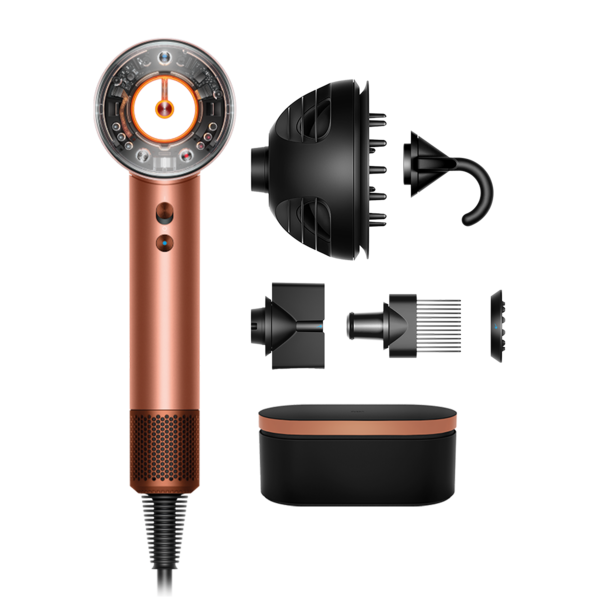 Uscator de par Dyson Supersonic Nural HD16, Amber silk - Pink champagne - imagine 3