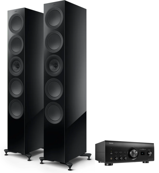 Pachete PROMO STEREO, Pachet PROMO KEF R11 Meta +  Denon PMA-3000NE, avstore.ro