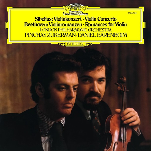 Viniluri  Deutsche Grammophon (DG), VINIL Deutsche Grammophon (DG) Sibelius / Beethoven -  Violin Concerto / Romances For Violin (Pinchas Zukerman, Daniel Barenboim), avstore.ro